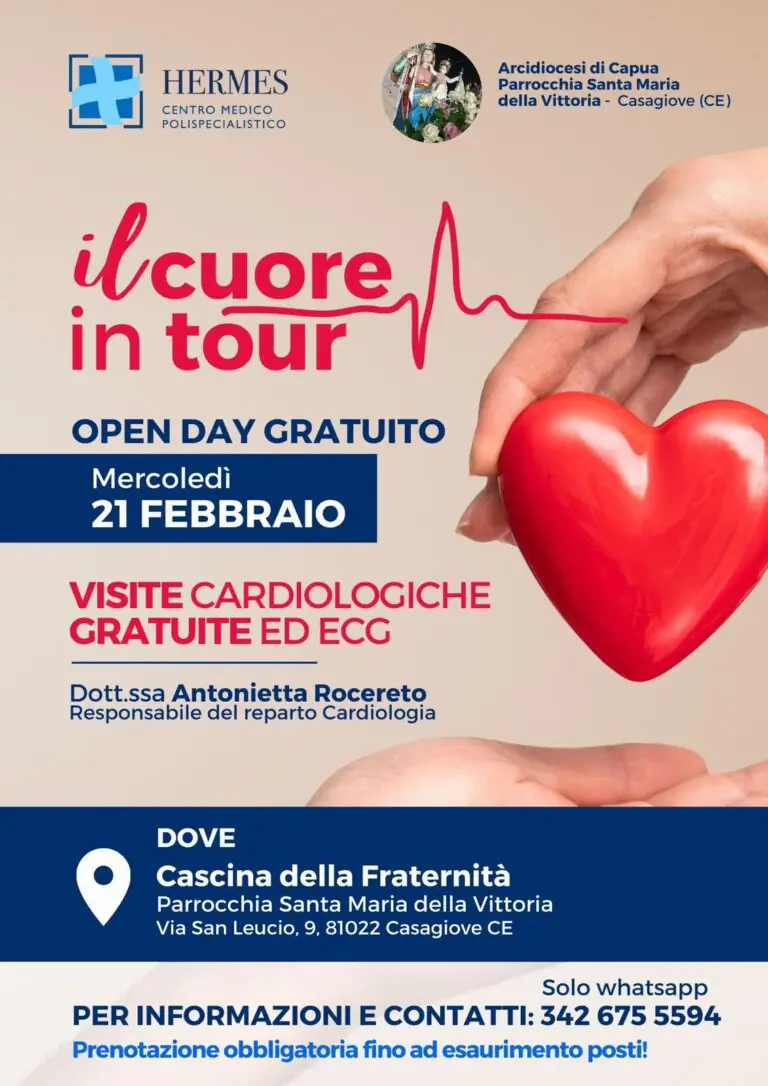 Il Cuore in Tour, per il territorio si terrà un ciclo di giornate dedicate alla salute