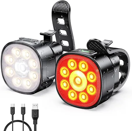 Non PAGHI quasi nulla per queste Luci LED anteriori/posteriori per Bici (solo 11€)