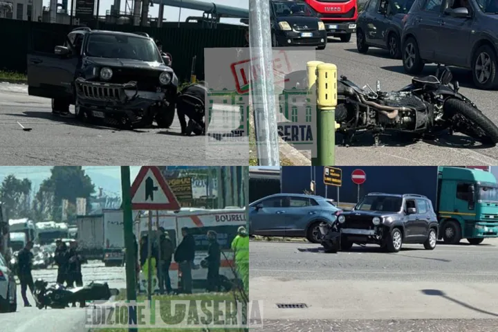 Terribile incidente sulla strada principale, motociclista sbalzato a diversi metri
