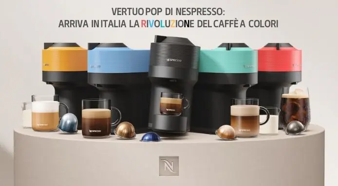 Macchina da caffè De’Longhi Nespresso Vertuo Pop: un AFFARE da non perdere (-29%, a meno di 60€)