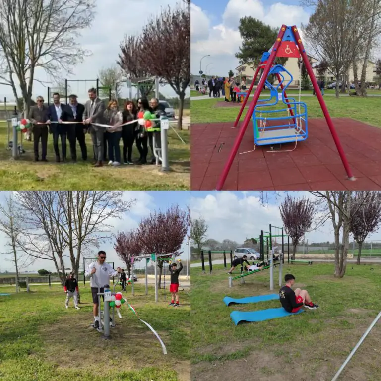 Inaugurata l’area fitness di Parco Ro.Ce., Scala: “Ennesimo traguardo dell’amministrazione D’Angelo”