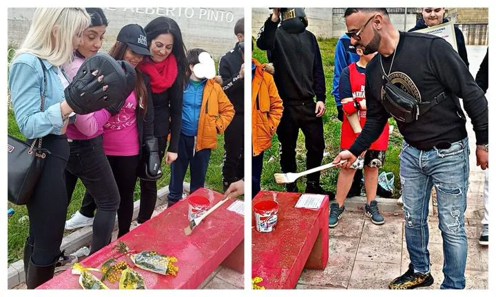 Associazione Calatia Rosa, inaugurata targa contro la violenza