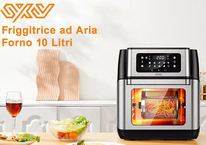 Forno friggitrice ad aria da 10 Litri: Offerta strepitosa e sconto eccezionale del 45%