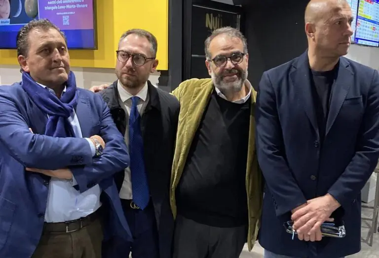 Fratelli d’Italia al fianco del sindaco Petrella, Cangiano e Grimaldi all’incontro dei meloniani