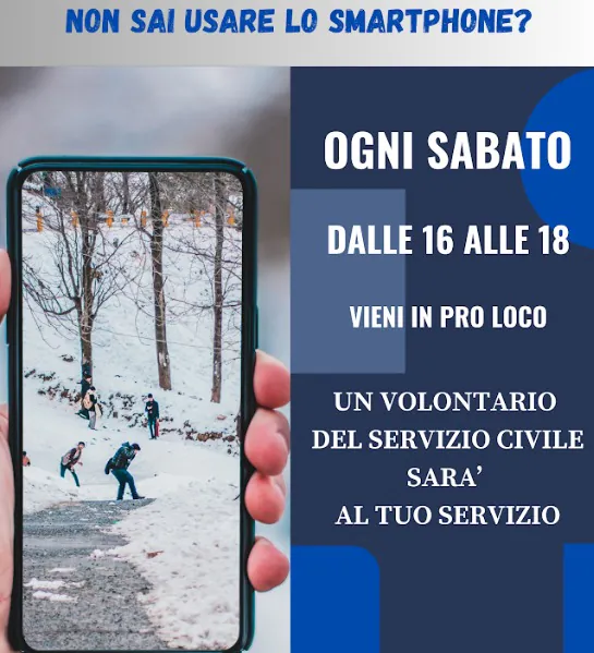 Difficoltà ad usare lo smartphone, la Pro loco offre assistenza gratuita