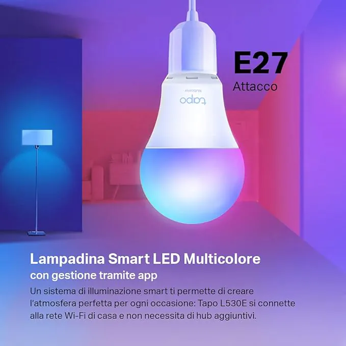 Lampadina multicolor Smart TP-Link costa quasi NULLA su Amazon: a meno di 10€