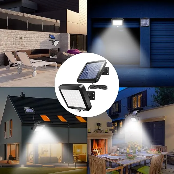Lampada solare da esterno LUMINOSISSIMA, zero consumi bolletta a meno di 20€ su Amazon