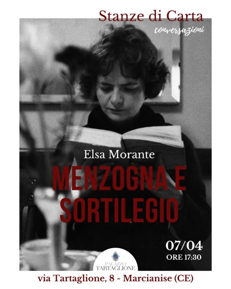 “Stanze di Carta”, incontro di lettura con “Menzogna e sortilegio“ Elsa Morante