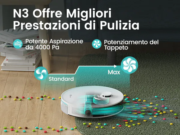 Sconto WOW di 240 euro su Amazon per il Robot aspirapolvere Lefant N3: aspira, spazza e lava