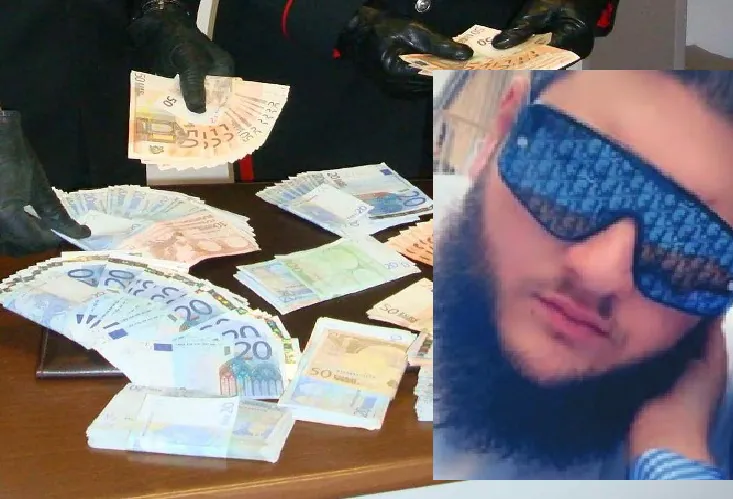 Il giovane fermato per tentato omicidio con 21mila euro è il figlio del boss. FOTO