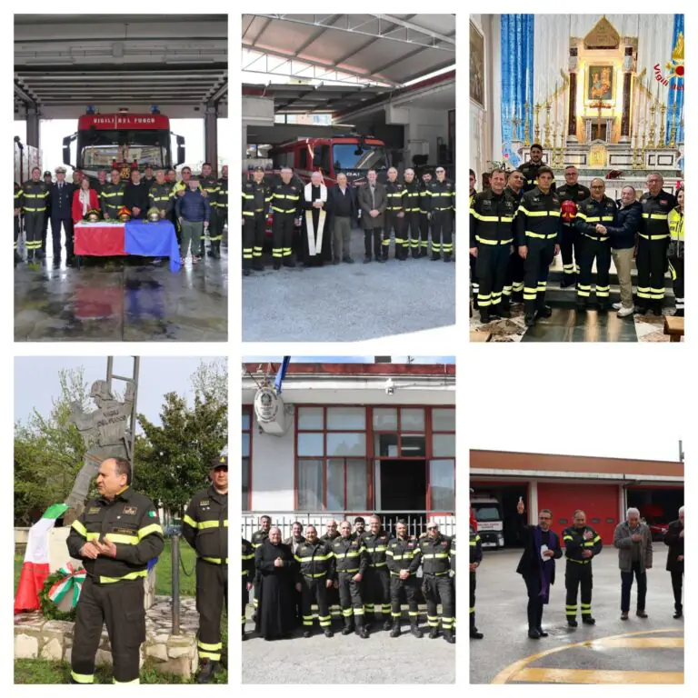 Vigili del fuoco, svolte le celebrazioni per le Festività di Pasqua 2024