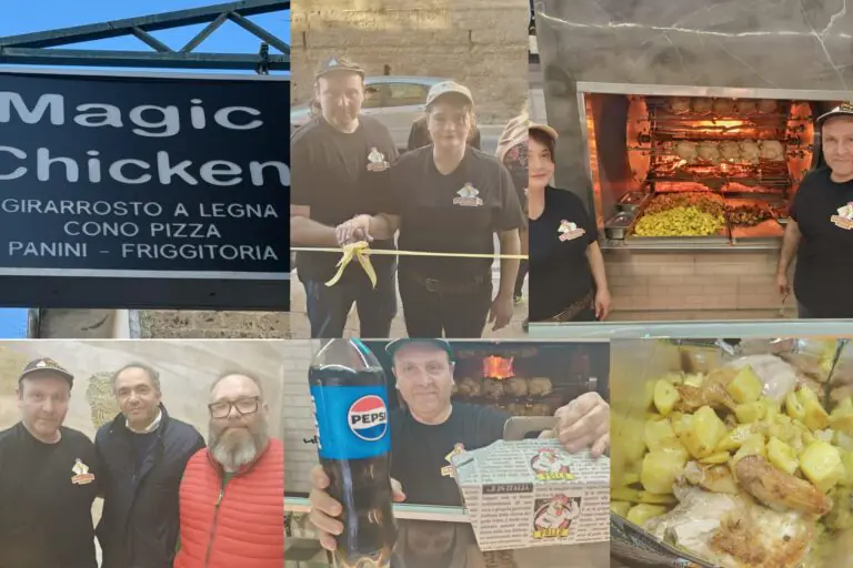 Inaugurato Magic Chicken, spiedo a legna con la migliore cottura possibile e maxi offerta al banco