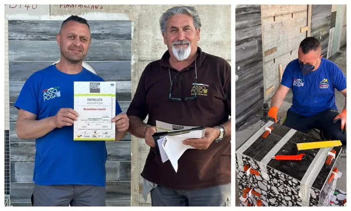 Piastrellista certificato da ‘Assoposa’, Esposito è il primo di Terra di Lavoro