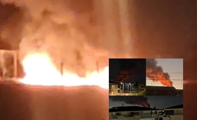 Notte di inferno, nube tossica su due città dopo rogo