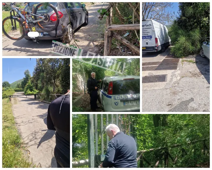 Sport estremo sul castello: ciclista ferito dopo volo tremendo