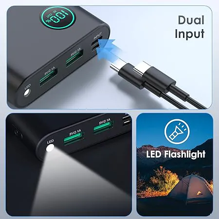 Powerbank multiporta da 10800mAh a prezzo FOLLE su Amazon: tuo a soli 15€