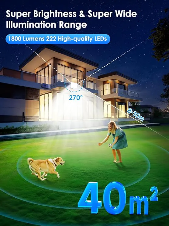 Spunta il COUPON e prendi questo Faretto solare con sensore di movimento IP65 a SOLI 11€