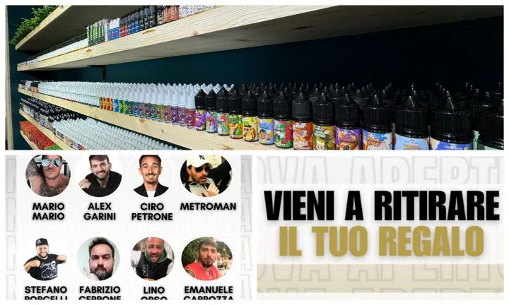 Grande evento in via Mazzini: tanti ospiti per il nuovo store ‘Qui Svapo’