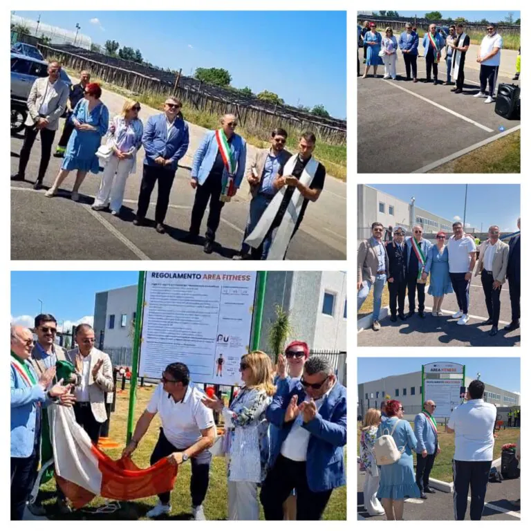 Area Fitness: inaugurazione palestra inclusiva a cielo aperto