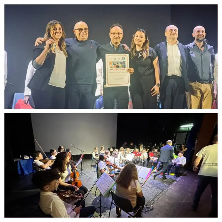 Orchestra dell’I.C. “Aldo Moro”, grande successo alla manifestazione “Mayfest”