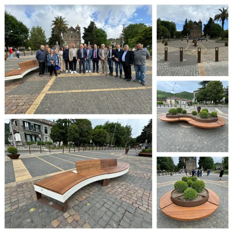 Vaccheria: inaugurata Piazza Madonna delle Grazie