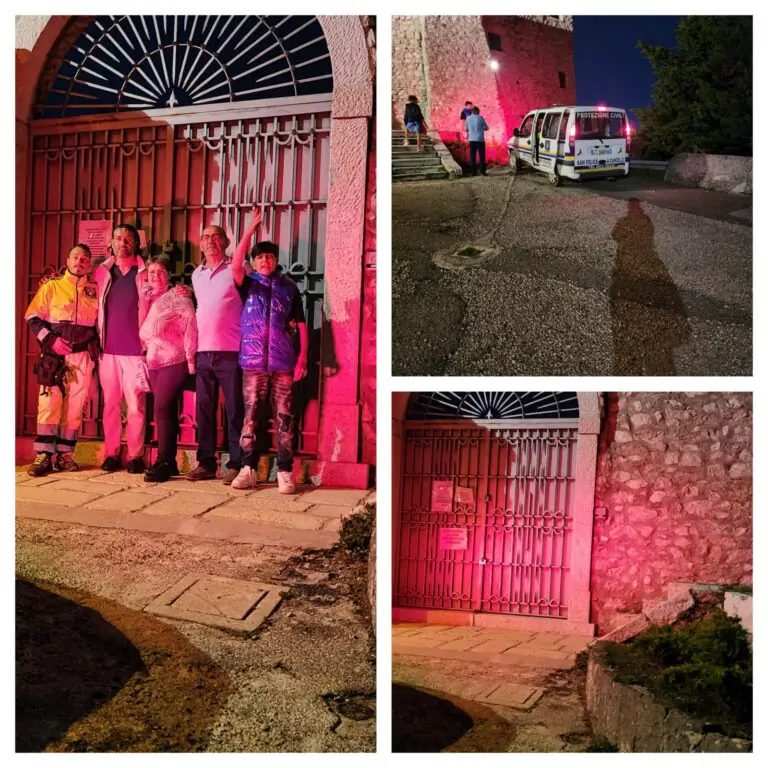 Solidali, il santuario della valle si illumina di rosso
