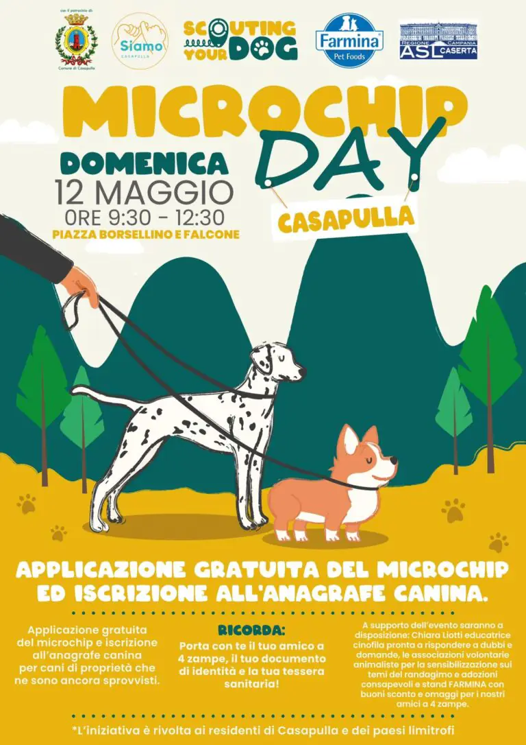 Microchip Day: iniziativa per il benessere degli animali domestici
