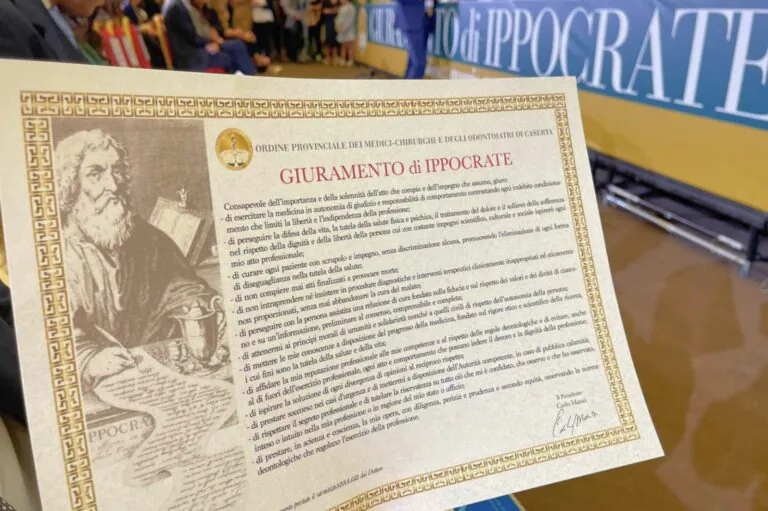 Ordine dei medici: giuramento di Ippocrate per 238 nuovi iscritti