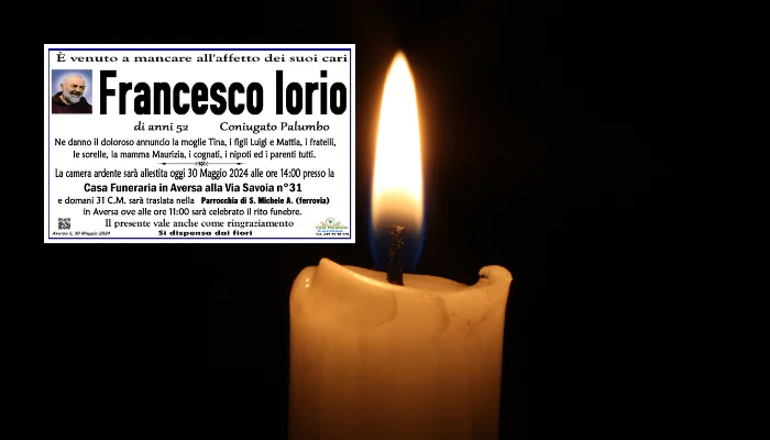 Lutto in città, 52enne lascia moglie e figli