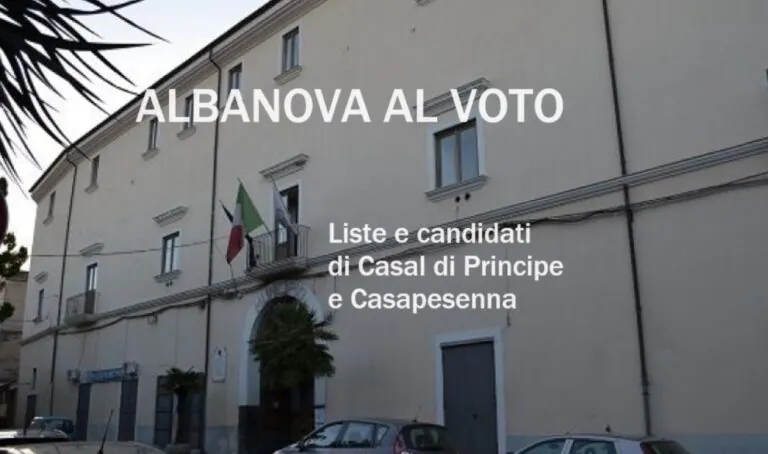 Albanova al voto. Liste e candidati di Casale e Casapesenna