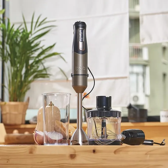 Il Frullatore ad immersione di Black+Decker con accessori, oggi tuo con 20% di SCONTO su Amazon