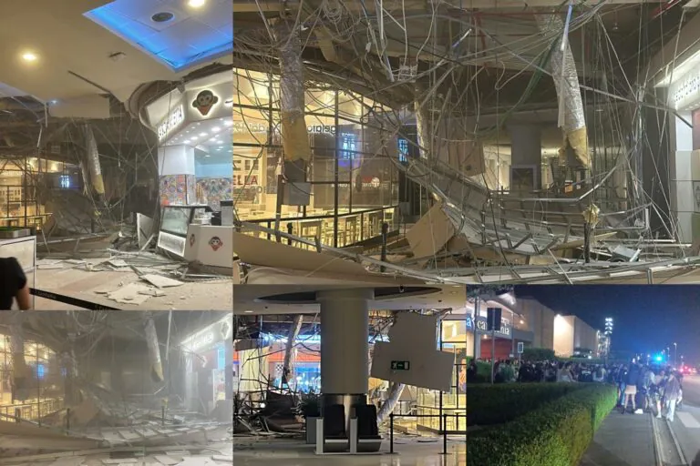 Cede una porzione di controsoffittatura: paura al Centro Commerciale Campania