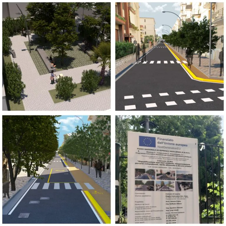 Riqualificazione: partiti i lavori per ricostruire strade e realizzare piste ciclabili