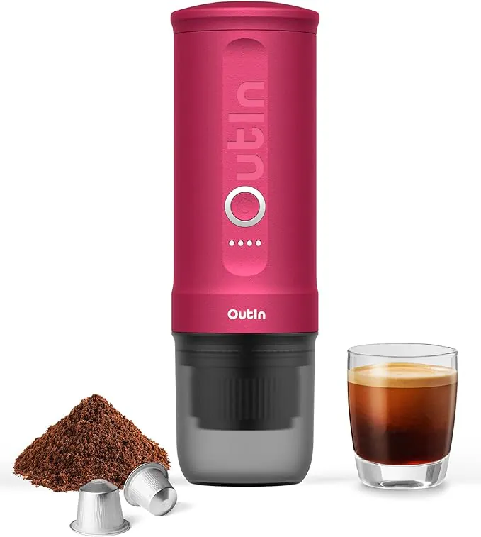 Scopri la Outin Nano: Macchina per Caffè Espresso Elettrica Portatile, su Amazon a prezzo TOP