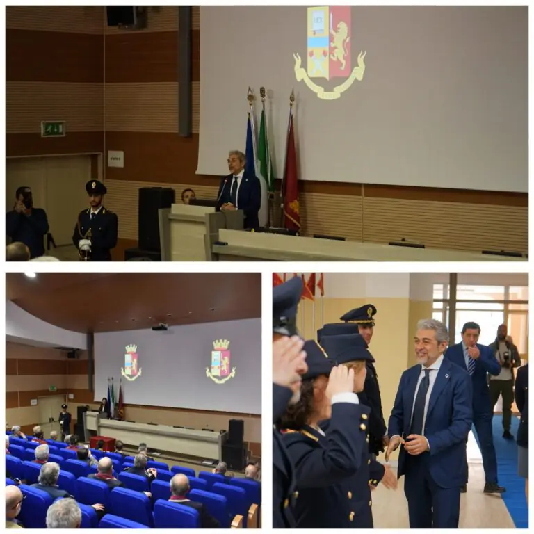 Questura, cerimonia di consegna: conferite medaglie a poliziotti