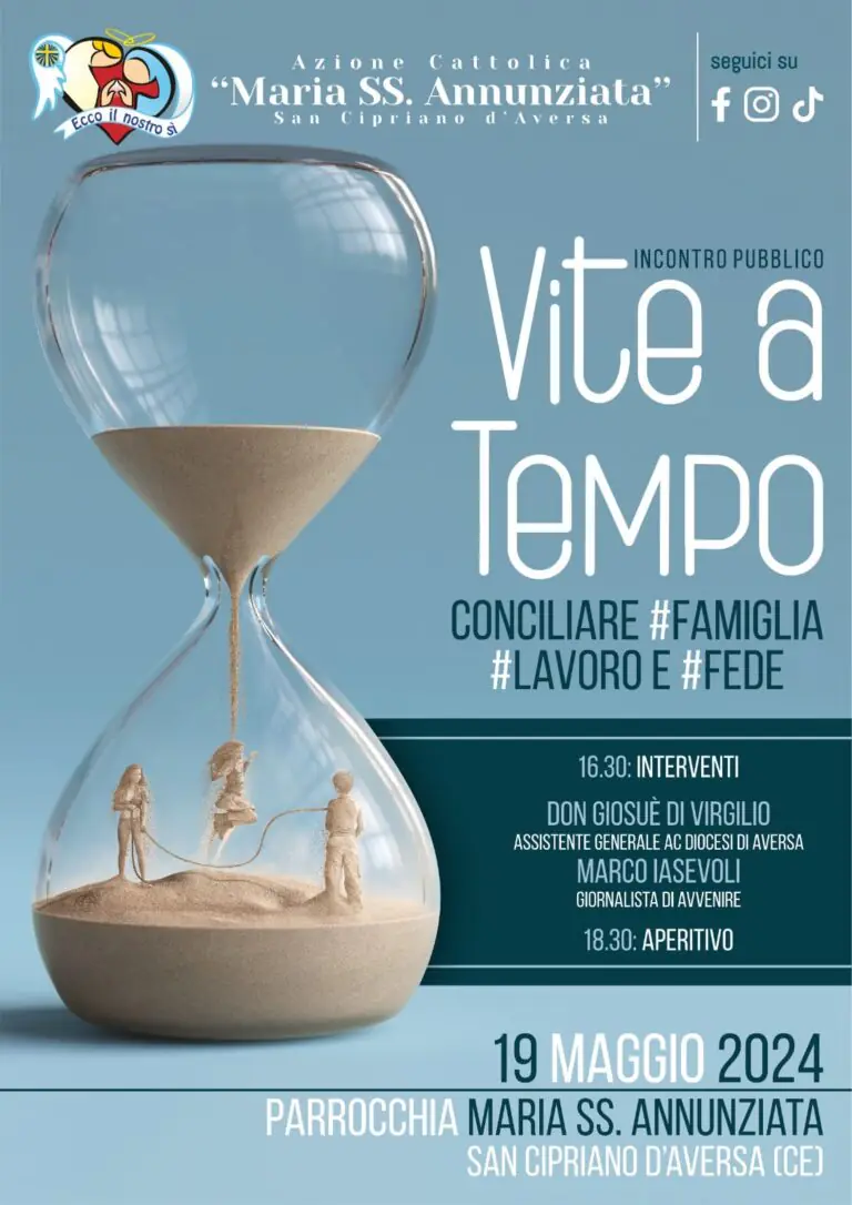 “Vite a Tempo”: incontro per parlare di famiglia e lavoro