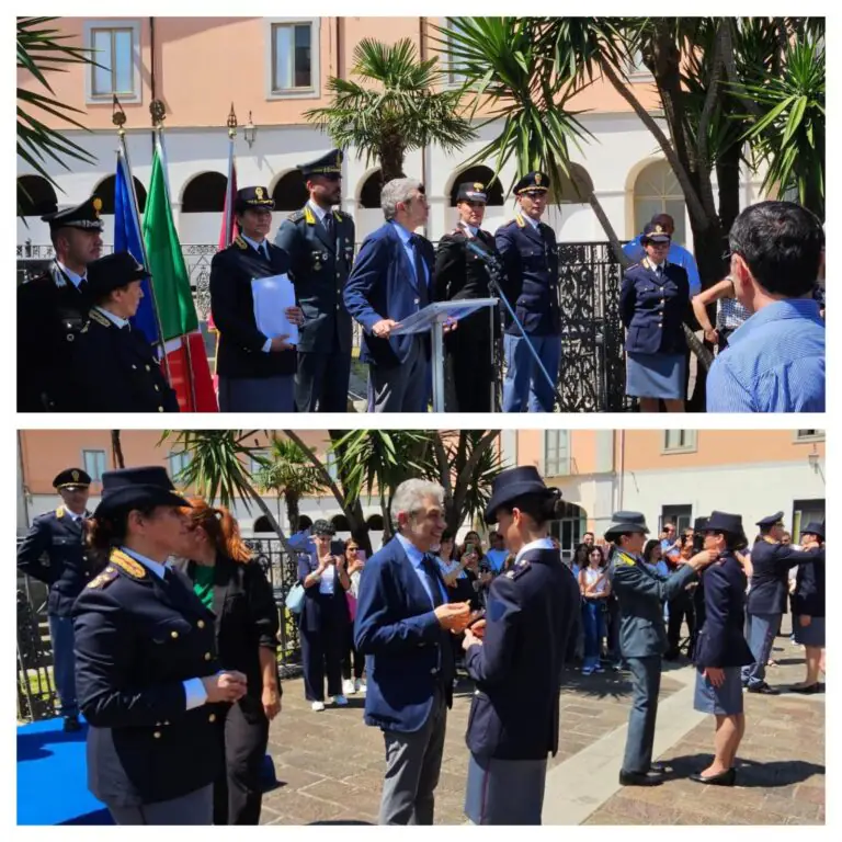 Polizia di Stato: consegna degli alamari agli allievi