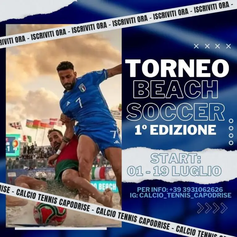Beach Soccer e Calcio Tennis: tornei di sport per beneficenza