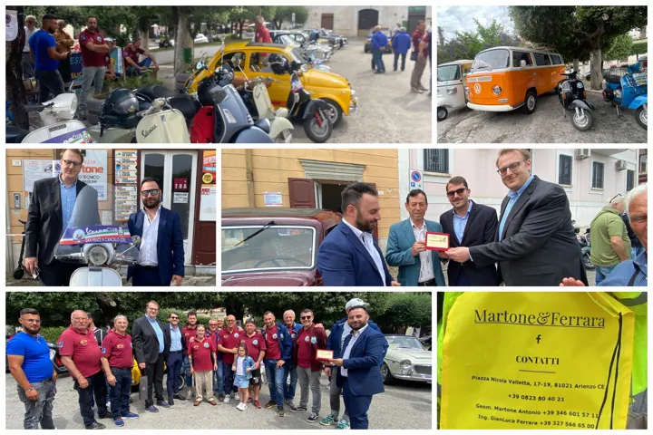 Successo per il raduno Ruote Classiche organizzato dallo studio Martone&Ferrara