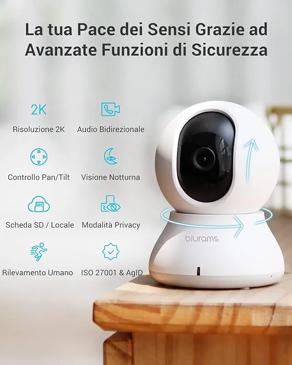 Sicurezza a portata di mano: Telecamera Wi-Fi oggi a un PREZZO scontato del 40%