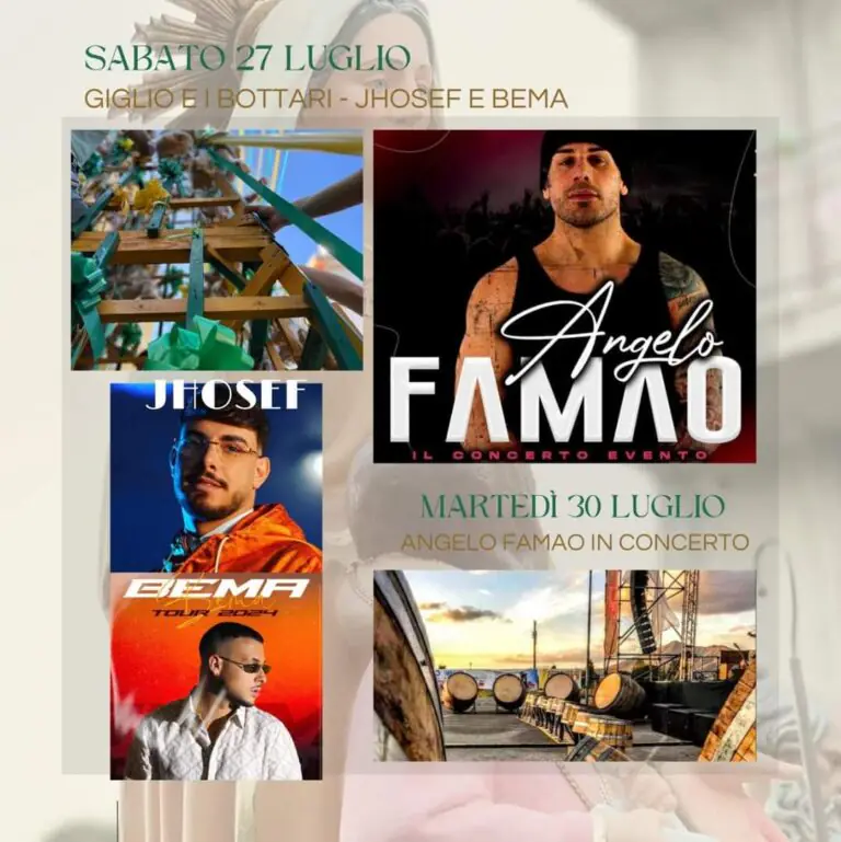 Festeggiamenti in onore di Sant’Anna tra musica, spettacolo e divertimento. Il programma