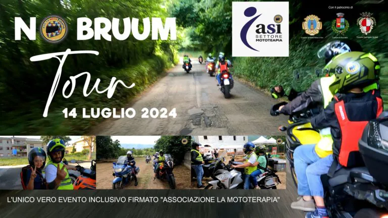 “No Bruum Tour”: seconda edizione dell’evento inclusivo e motoTerapia per bambini