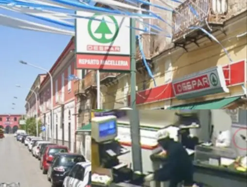 Colpo grosso al supermercato sul corso, banda in fuga col bottino