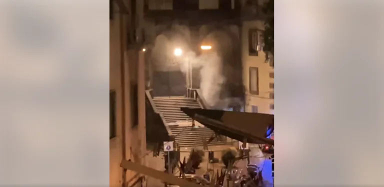 Esplosione nella notte a ridosso della caserma, possibile atto intimidatorio. VIDEO