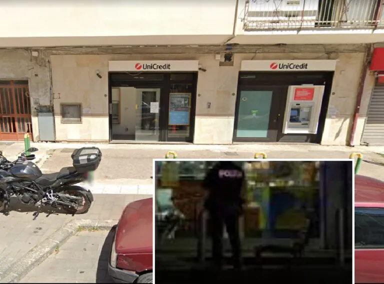 Assalto alla banca sul corso, fuga nella notte