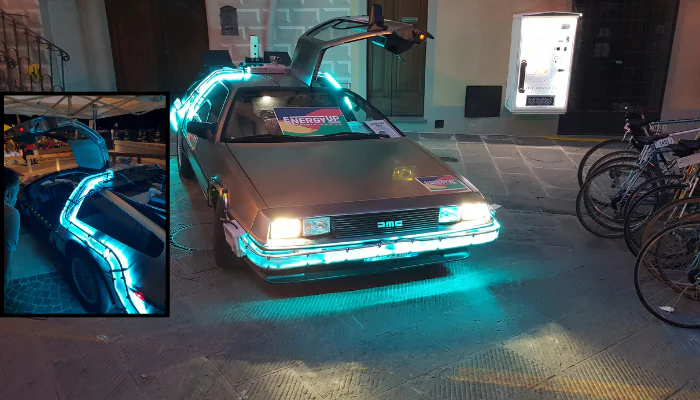 DeLorean, la macchina del tempo in esposizione al noto Festival. Appuntamento il 25 luglio