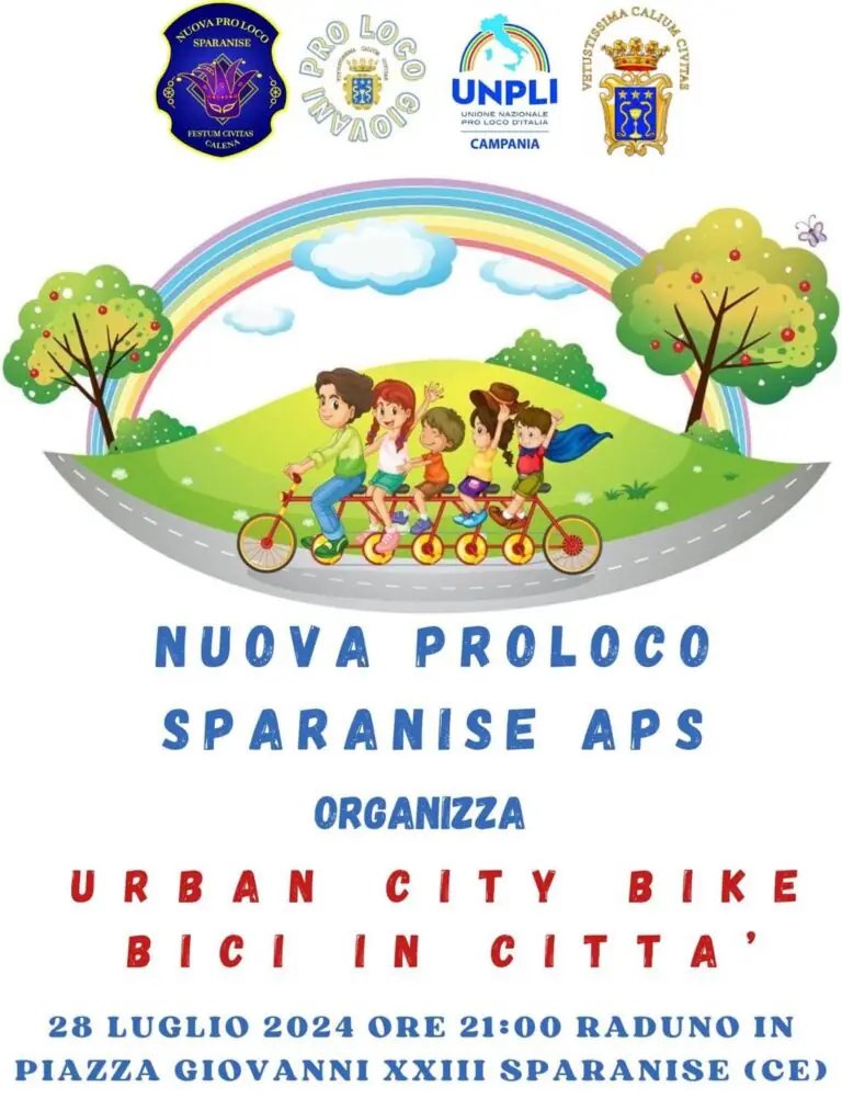Sparanise: Torna “Bici in città” un appuntamento dedicato al ciclismo e al rispetto dell’ambiente