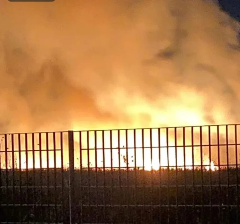 Dato alle fiamme il terreno confiscato al boss