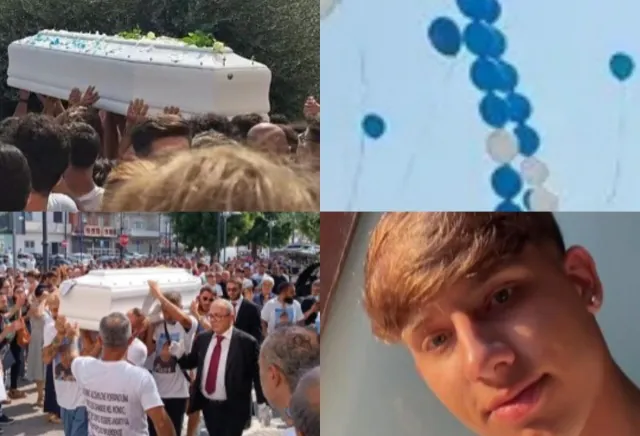 Palloncini, lacrime e cori. L’addio di Casale: “Nico sempre con noi”