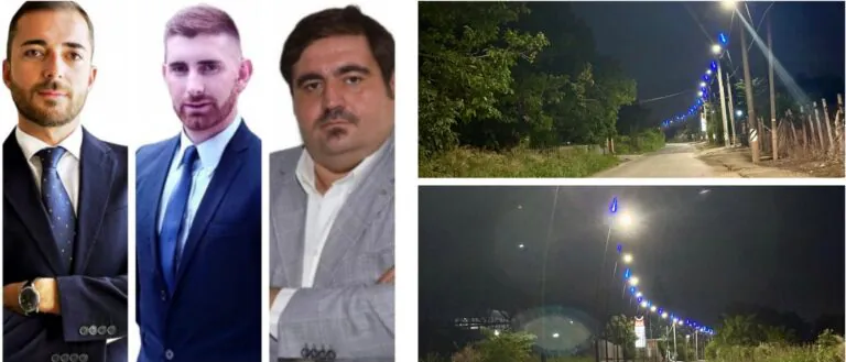 Luci accese in via Ponte Grotta: traguardo storico per il Comune